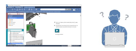 Before: Instructions, such as installation, wiring, and operation, are difficult to understand with only texts and illustrations.
