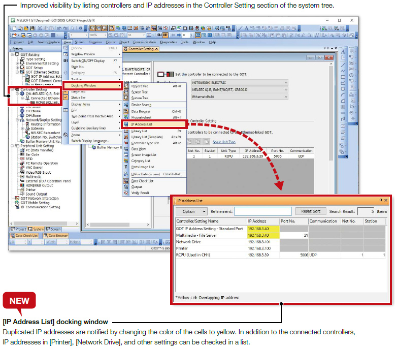 Improved Ethernet settings