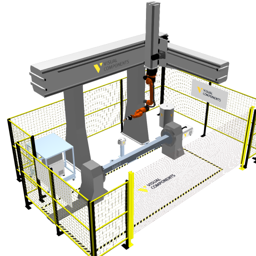 Arc Welding a Crane Pillar
