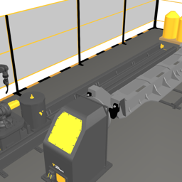 Arc Welding Cell with Track and One-axis Positioner (OLP)