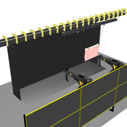 Conveyor Painting with Two Robots (OLP)