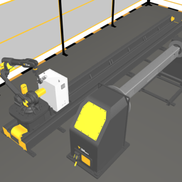 Plasma Cutting Cell with Track (OLP)