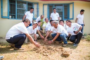 Differently-abled children join hands with corporates to restore city&rsquo;s green cover