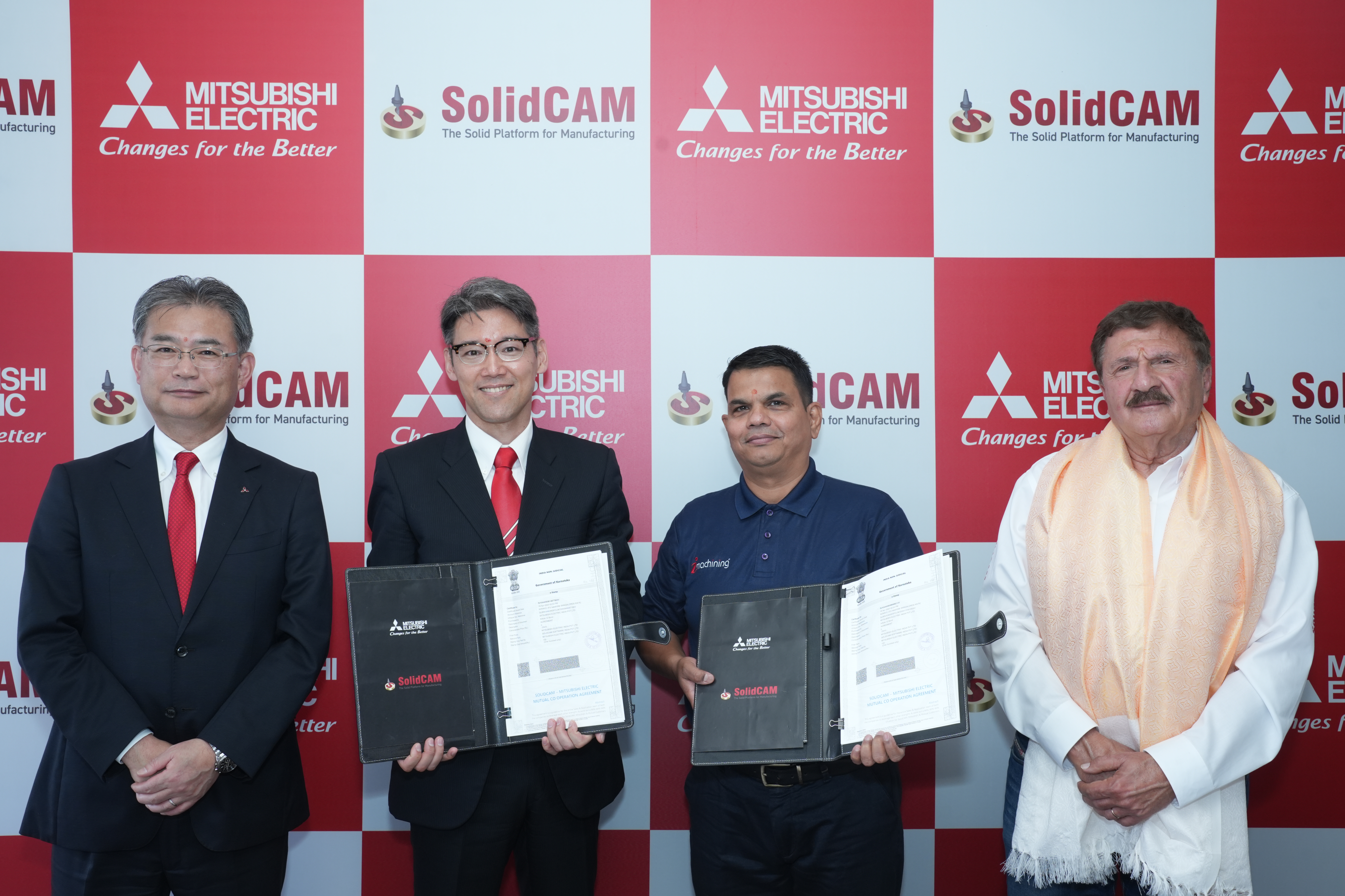 Mitsubishi Electric India CNC Announced Partnership with SolidCAM to Revolutionize the Manufacturing Industry