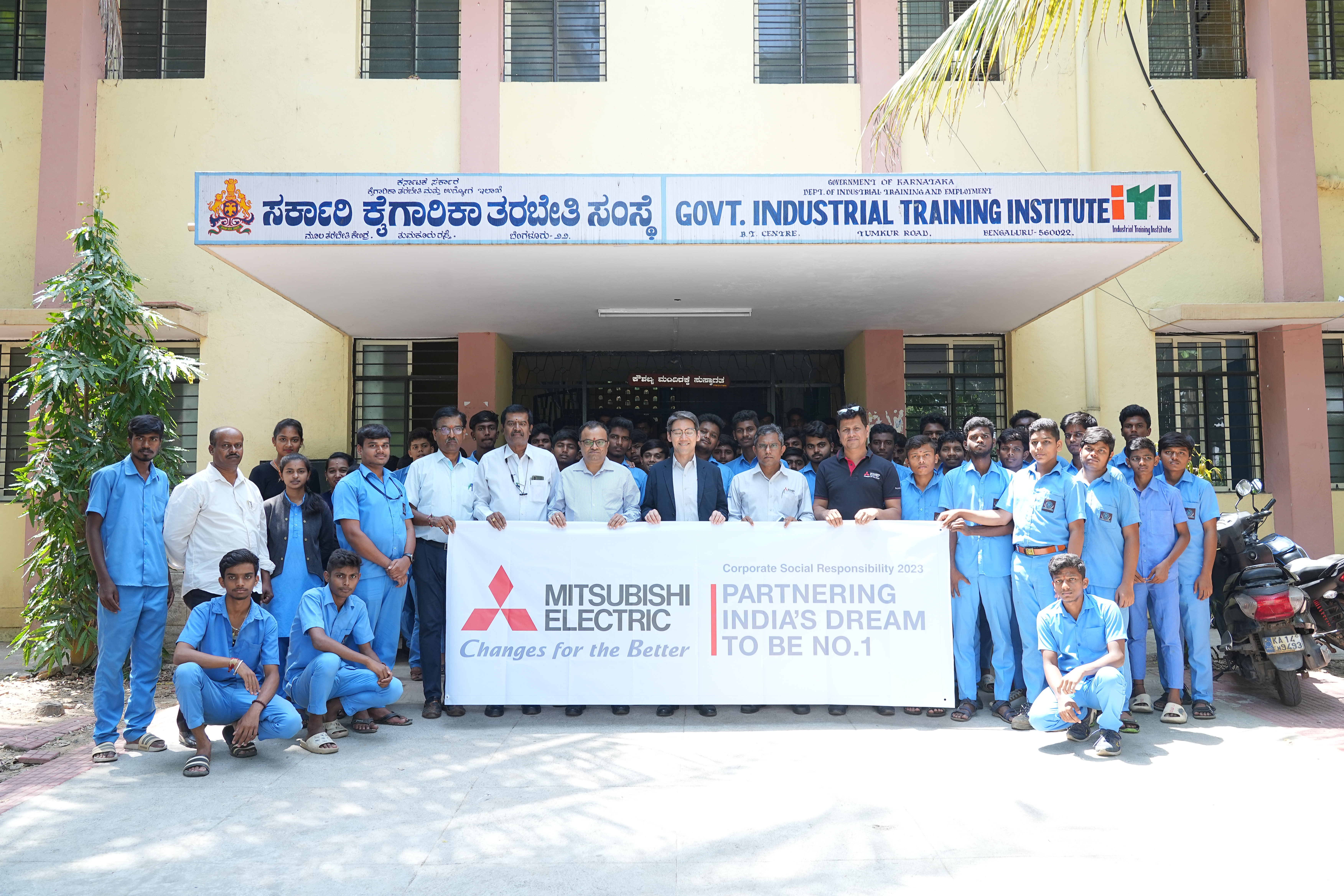 Mitsubishi Electric India intensifies its Community Development CSR Initiatives in Bengaluru